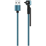 Olmio Stand USB 2.0 - Type-C синий