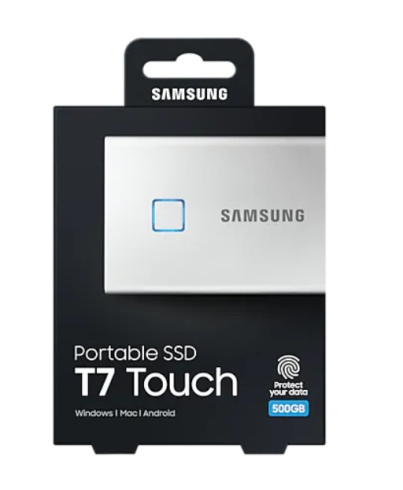 Samsung T7 Touch 500Gb серебристый фото 6