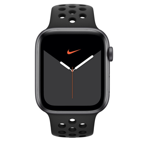 Apple Nike Sport Band 44 мм антрацитовый/черный фото 3