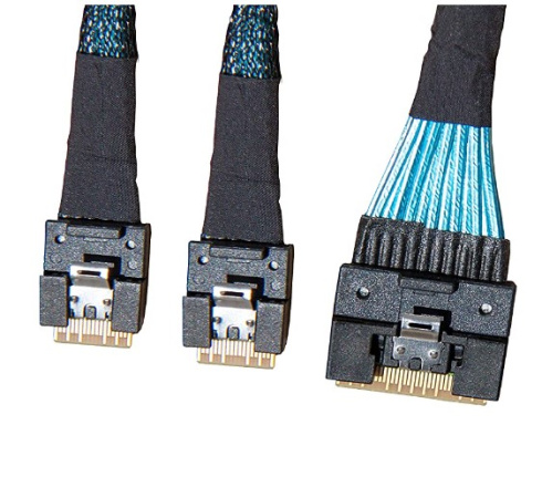 Intel 1U SlimSAS Cable x4 фото 2