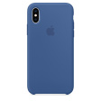 Apple Silicone Case для iPhone XS голландский синий фото 1