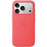 iPhone 17 Pro Silicone Case with MagSafe - Bright Guava,Model A3559
