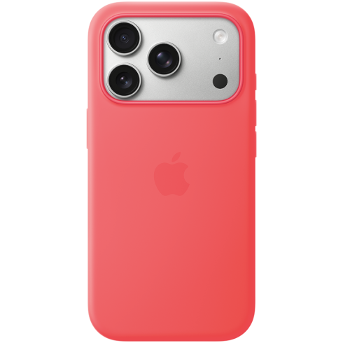 iPhone 17 Pro Silicone Case with MagSafe - Bright Guava,Model A3559 фото 1