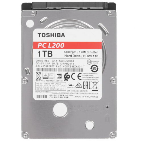 Toshiba L200 Slim 1TB фото 1