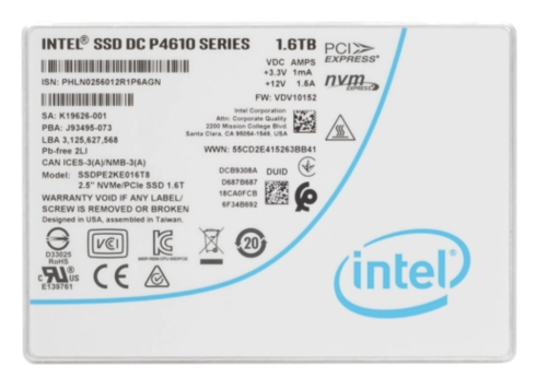 Intel DC P4610 1.6TB фото 1
