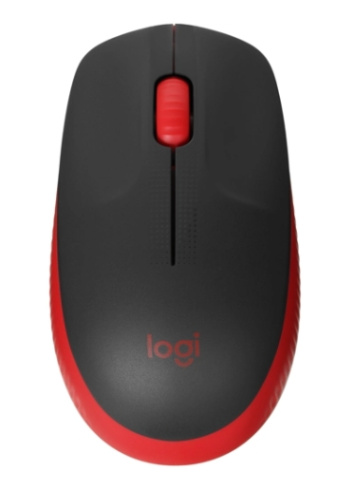 Logitech Wireless Mouse M190 Red фото 1
