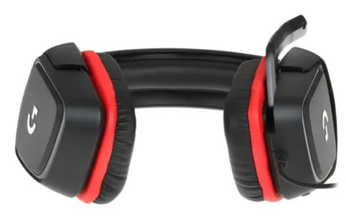 Logitech G332 черно-красный фото 3