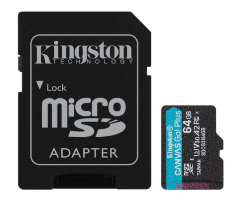 Kingston Canvas Go! Plus microSD 64GB фото 1