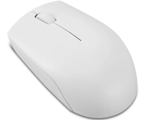Lenovo 300 Wireless Compact Mouse (Cloud Grey) with battery фото 2