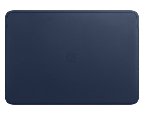 Apple Leather Sleeve для MacBook Pro 16″ темно-синий фото 1