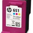 HP 651 трехцветный фото 1