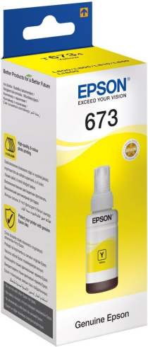 Epson T6734 желтый фото 2
