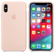 Apple Silicone Case для iPhone XS розовый песок фото 3