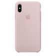 Apple Silicone Case для iPhone X розовый песок фото 1