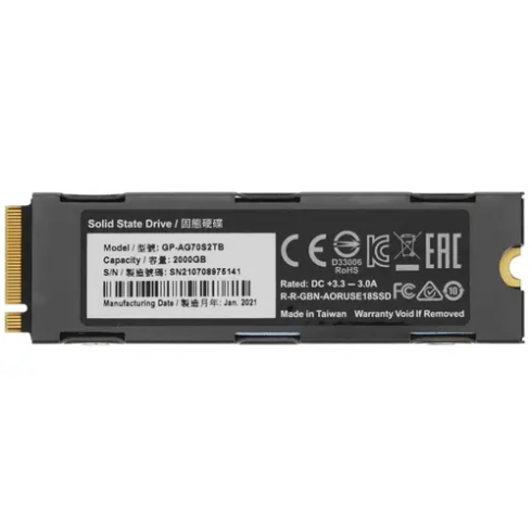 Gigabyte Aorus Gen4 7000s 2TB фото 3