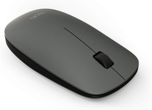 Acer Wireless Slim Mouse M502 WWCB, w/ Chrome logo, Space Gray (Retail pack) фото 3