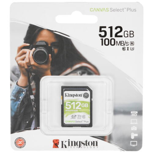 Kingston Canvas Select Plus SDXC 512GB фото 2