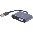 Gembird USB 3.0 на HDMI, VGA фото 1