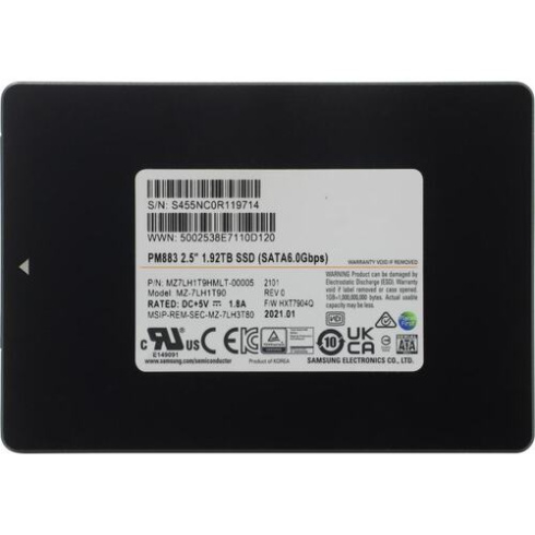 Samsung PM883 1.92TB фото 1