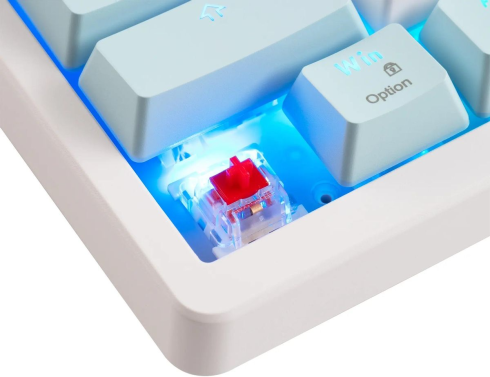 Acer OKW304 механическая белый USB Multimedia for gamer LED (ZL.KBDCC.01V) фото 13