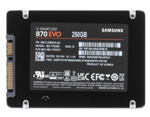 Samsung 870 EVO 250 GB фото 4