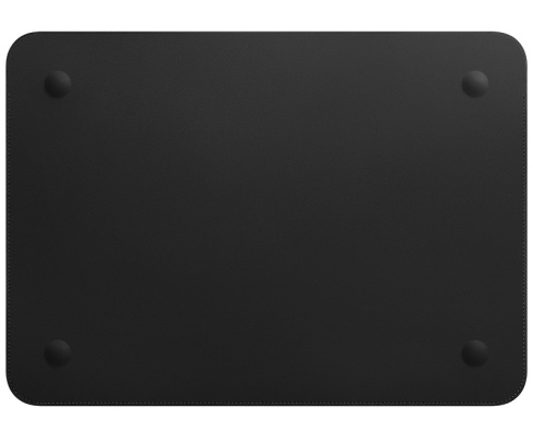 Apple Leather Sleeve для MacBook Air и MacBook Pro 13″ черный фото 2