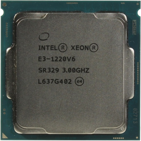 Intel Xeon E3-1220V6 фото 1