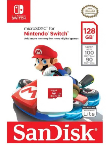 SanDisk microSDXC 128Gb for Nintendo Switch фото 2