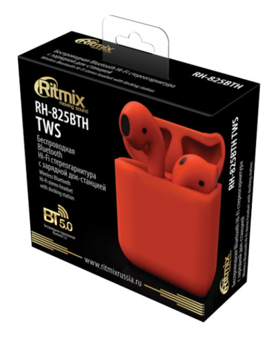 Ritmix RH-825BTH TWS красные фото 4