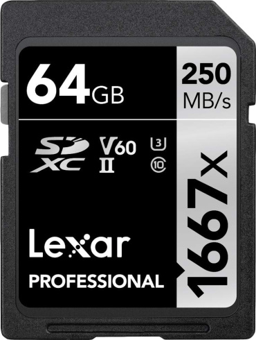 Lexar Professional 1667x 64GB фото 1