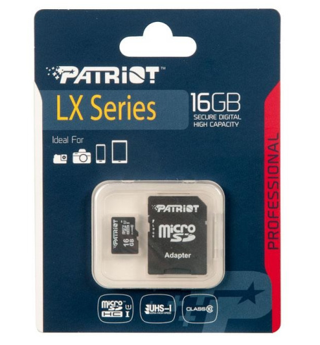 Patriot LX Series PSF16GMCSDHC10 16GB фото 2