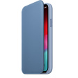 Apple Leather Folio для iPhone XS синие сумерки фото 3
