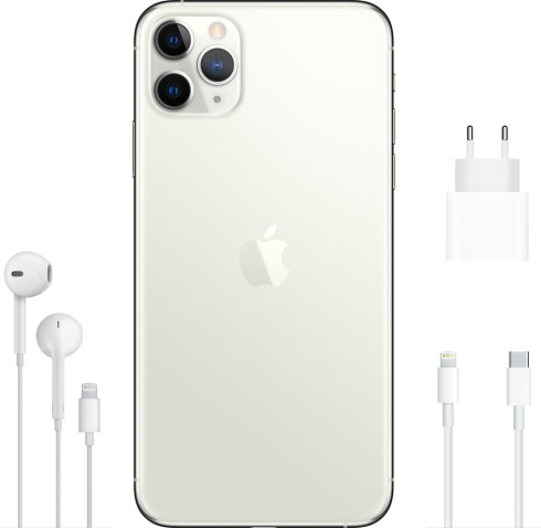 Apple iPhone 11 Pro Max 512 ГБ серебристый фото 3