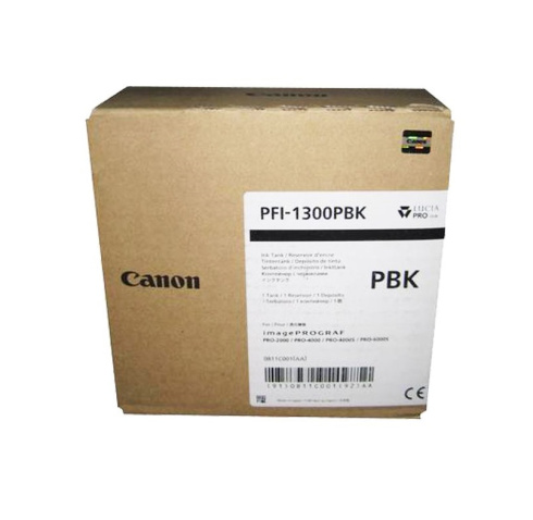 Canon PFI-1300 PBK черный фото 1