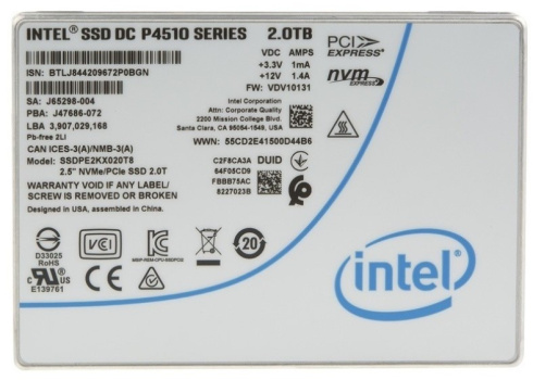 Intel DC P4510 2Tb фото 1
