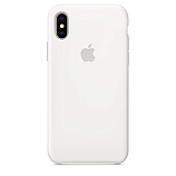 Apple Silicone Case для iPhone X белый