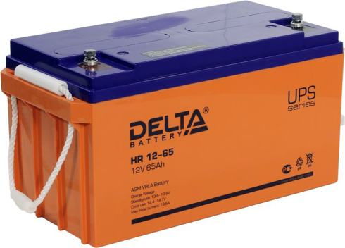Аккумуляторная батарея Delta HR 12V 65Ah фото 1