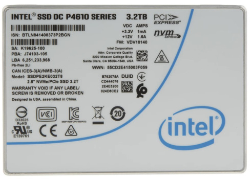 Intel DC P4610 3.2TB фото 1