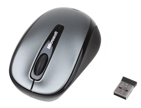 Microsoft Wireless Mobile Mouse 3500 серый фото 2