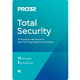 PRO32 Total Security – лицензия на 1 год на 3 устройства