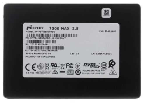 Micron 7300 Max 800 Gb фото 1