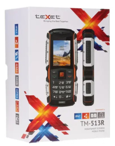 Texet TM-513R черно-оранжевый фото 5