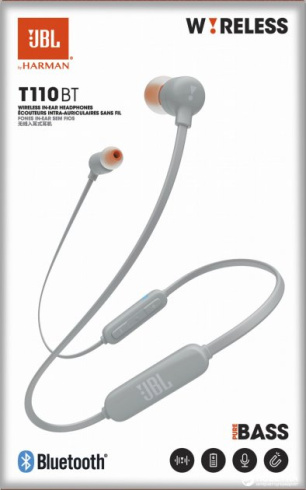 JBL T110BT серый фото 5
