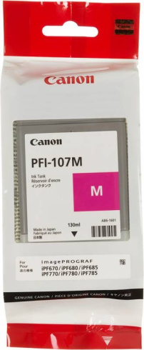 Canon PFI-107M пурпурный фото 2