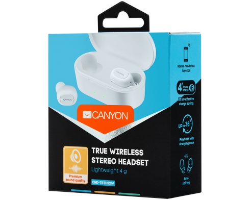 Canyon TWS-2 белый фото 3