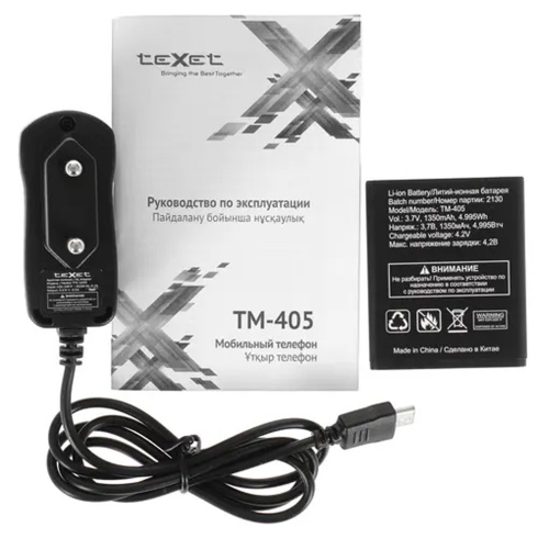 Мобильный телефон Texet TM-405 фото 4