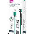 Olmio Stand USB 2.0 - Lightning зеленый фото 2