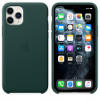 Apple Leather Case для iPhone 11 Pro зеленый лес фото 3