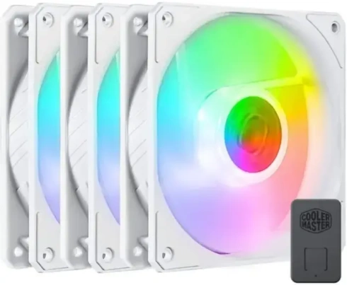 Cooler Master SickleFlow 120 ARGB White Edition 3in1 фото 1