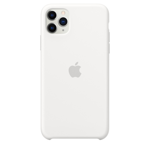 Apple Silicone Case для iPhone 11 Pro Max белый фото 1